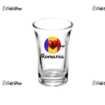 I love romania, set 6 pahare shout, model 29bs